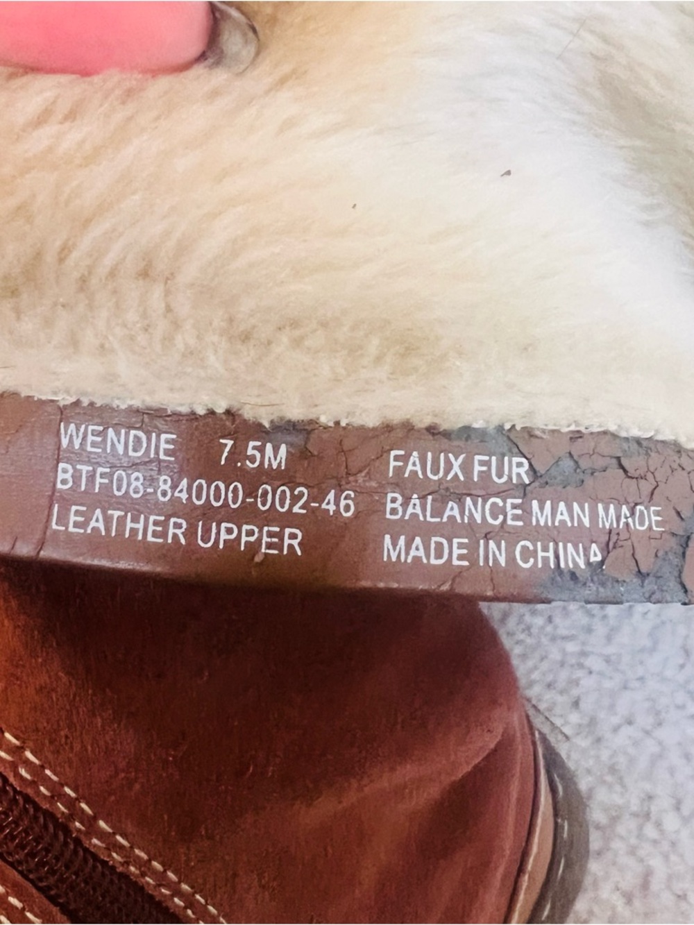 Bear Traps Wendie Women's Brown Suede Knee Boots with Cream Fur Trim Cozy Cabin - Picture 13 of 14